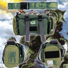 Load image into Gallery viewer, Green Zaku Mini Duffle with Strap