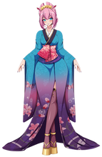 Load image into Gallery viewer, Aoi Oiran Sticker
